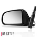 Left Manual Side View Door Mirror for Toyota Sienna (1998–2003) TO1320134