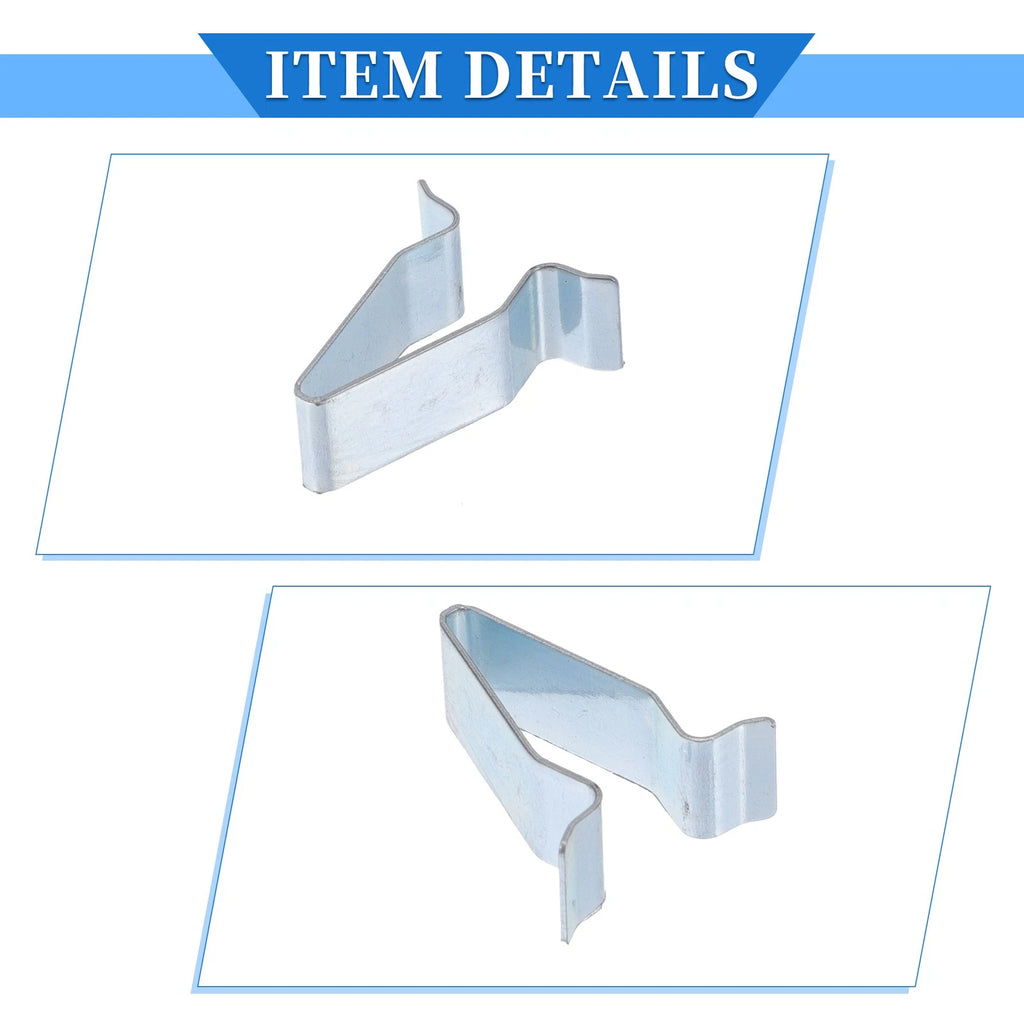 6X Liftgate Door Panel Trim Retainer Clip for Audi A3 (2006–2013) Silver Tone