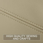 Beige Microfiber Leather Door Panel Armrest Covers for Honda Accord (2008-2012)