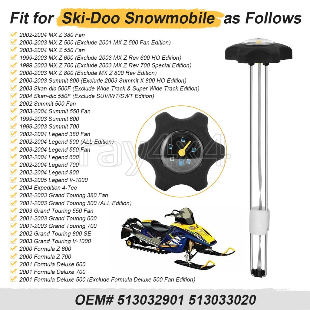 Gas Cap Gauge for Ski-Doo Formula Z 600 700 (2000–2001)