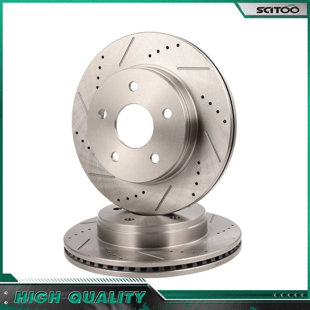 Front Brake Disc Rotors Vented for Chrysler Aspen, Ram 1500 Classic (2019–2023)