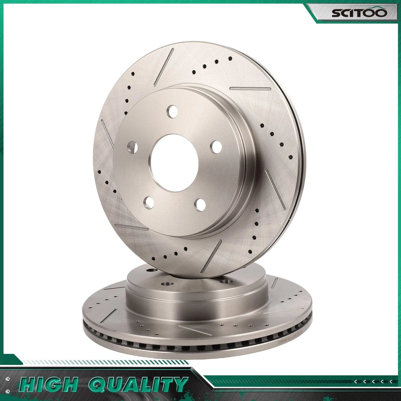 Front Brake Disc Rotors Vented for Chrysler Aspen, Ram 1500 Classic (2019–2023)