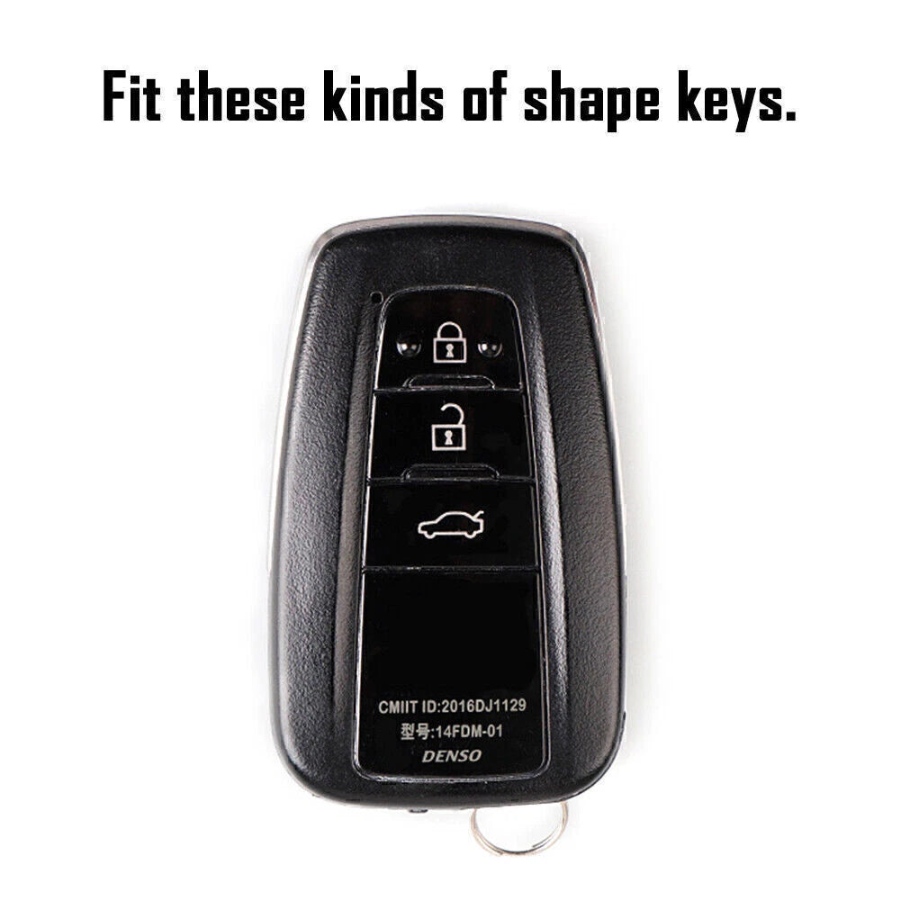 Key Fob Cover for Toyota Camry, Corolla, CHR, Prado, RAV4, Prius (2010–2023)