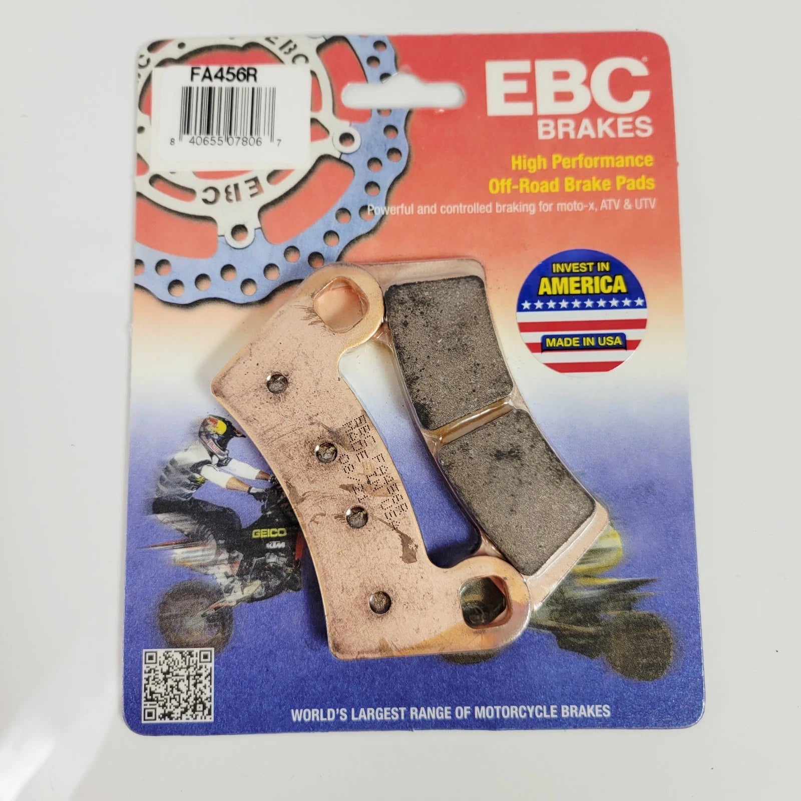 EBC Brakes Front Brake Pads FA456R for Polaris General 1000 RZR 4 900 Outlaw 450 (2016–2023)
