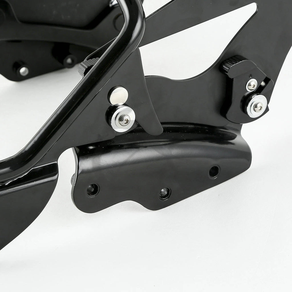 4 Point Docking Backrest Sissy Bar Luggage Rack for Harley Road King (2009–2013)
