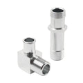 Heater Hose Fitting for Chevy Camaro, Impala, Malibu (3/4" Water Pump, 5/8" Intake)