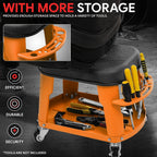 Mechanics Roller Seat for Universal Use (16.14x10.62x13.78in, 300lbs)