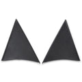 Set of 2 Front Door Upper Trim Panels for Chevy Silverado GMC Sierra