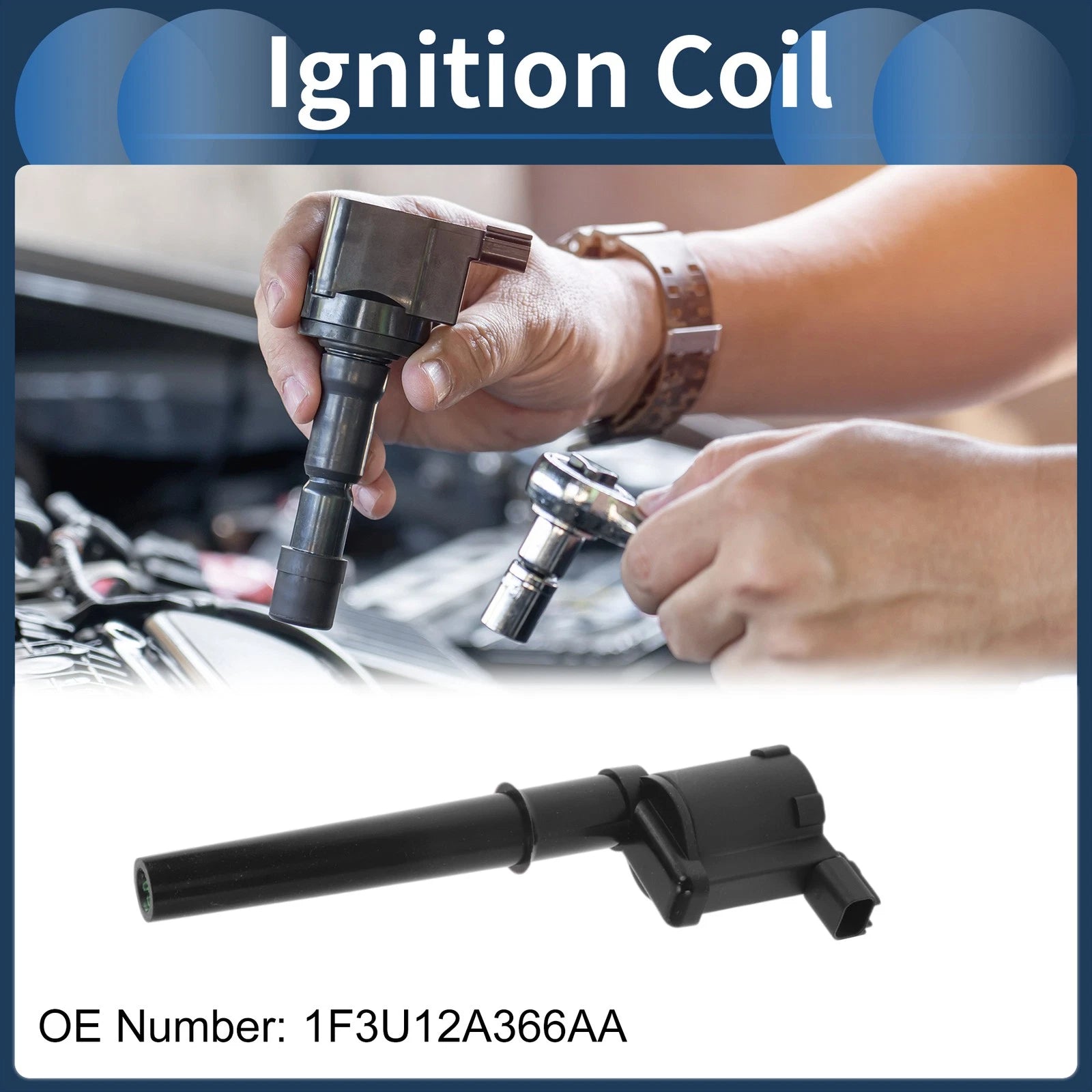 Ignition Coil Pack No.1F3U12A366AA for Hyundai Rord (Pre 1999)