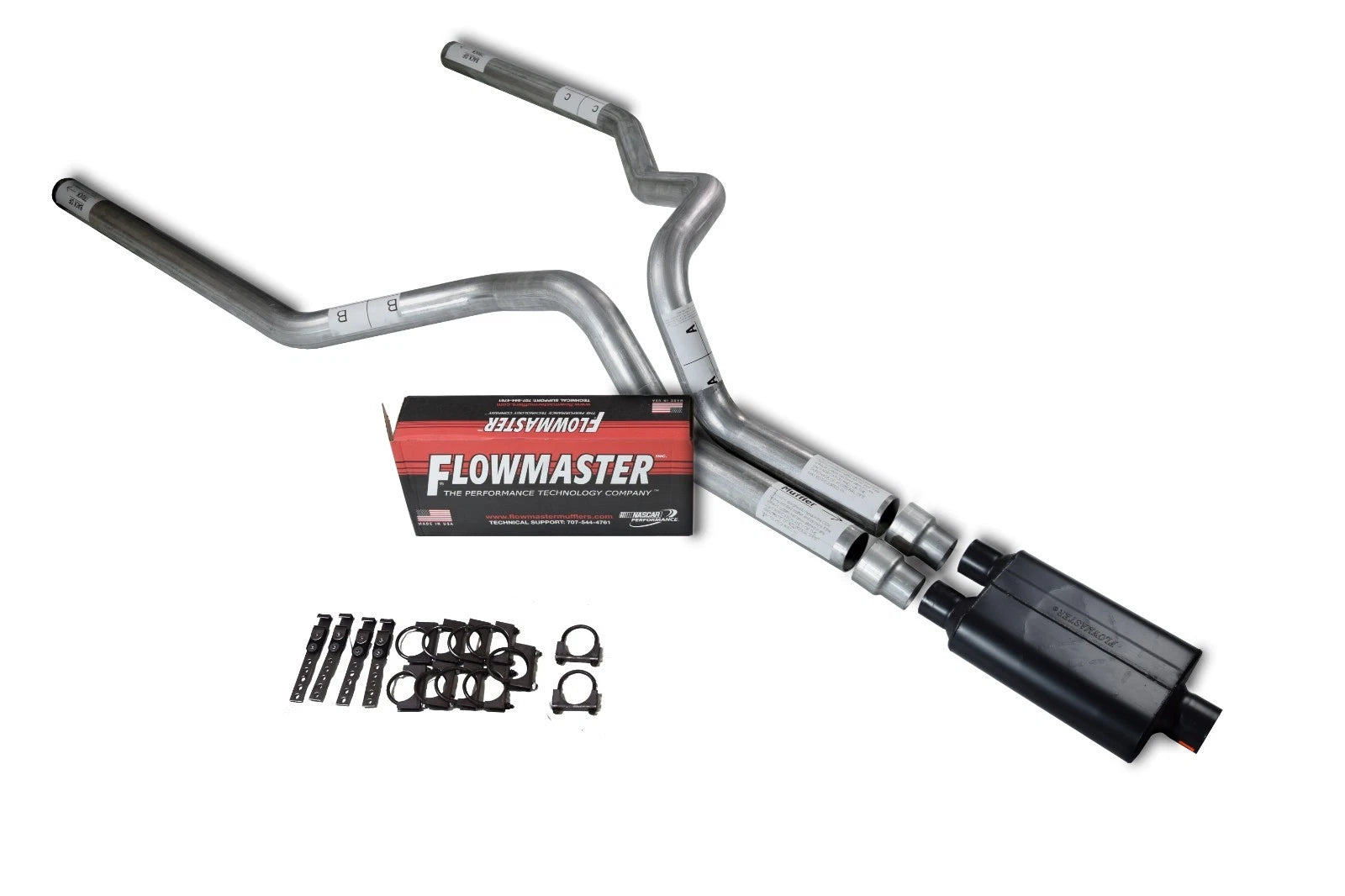 3" Dual Exhaust Kit for Dodge Ram 1500 (2004–2008) Flowmaster 40 Series