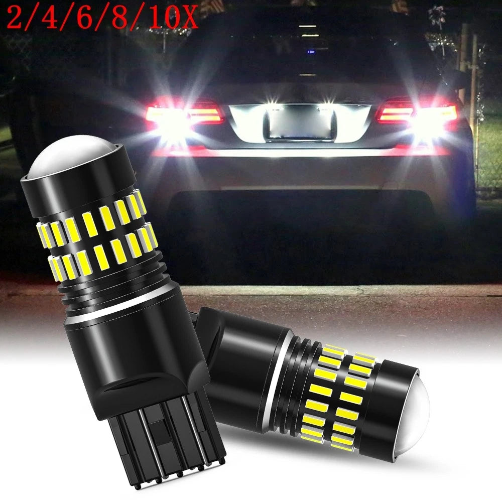 Set of 2 LED 7443 Bulbs for Make Model
