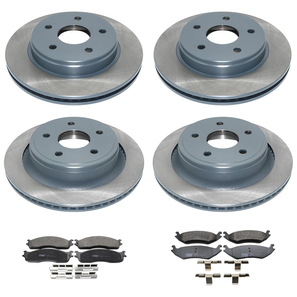 DuraGo Disc Brake Rotor & TRW Pad Kit for Dodge Ram 1500 (2006–2007)