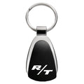 Logo on Black Teardrop Keychain - Officially Licensed for Dodge R/T
