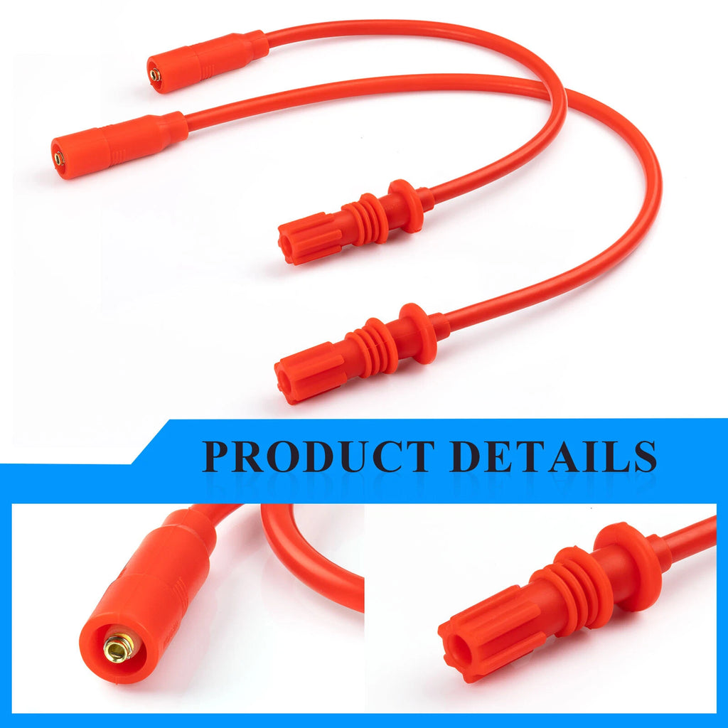 Spark Plug Wire w/Cap for Polaris Scrambler Sportsman 850 1000 (2012–2024) 4014007