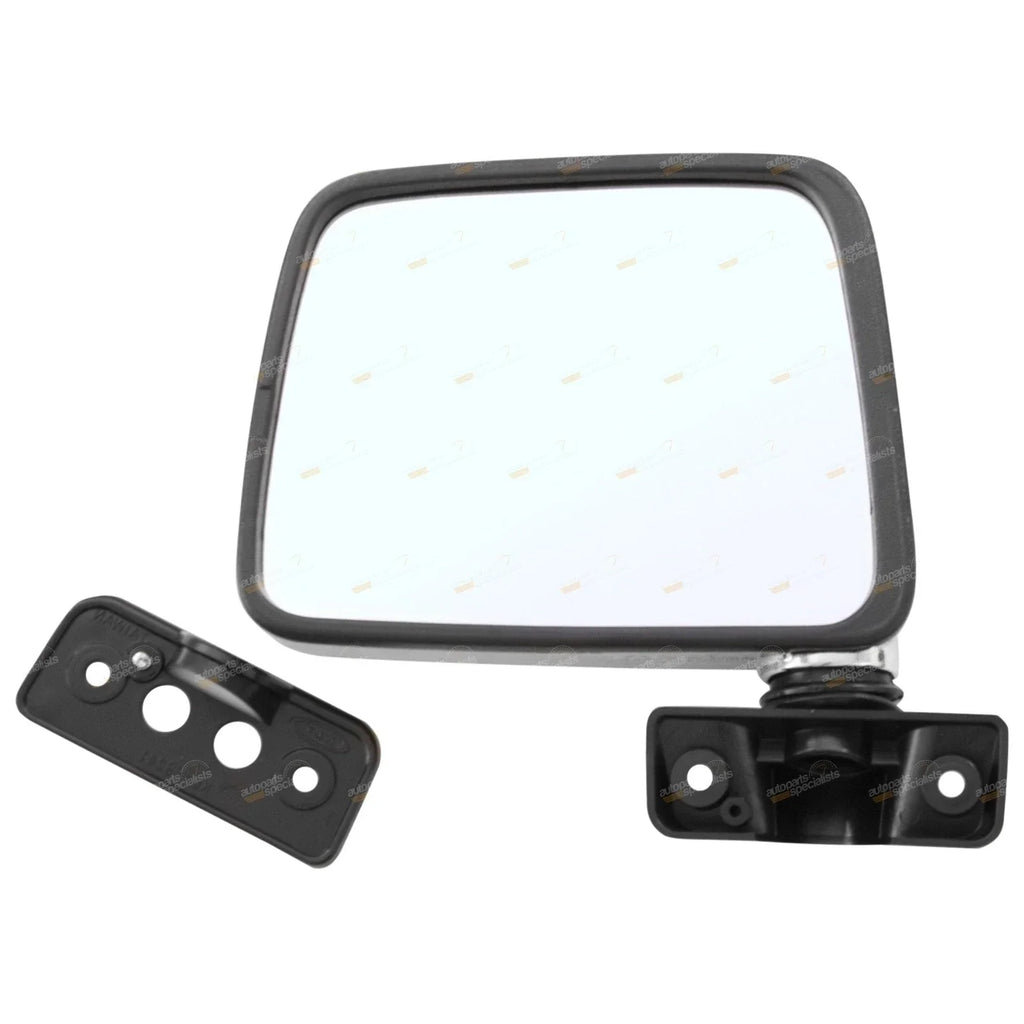 Chrome Skin Mount Door Mirrors for Nissan Patrol GQ (1987 - 1997)