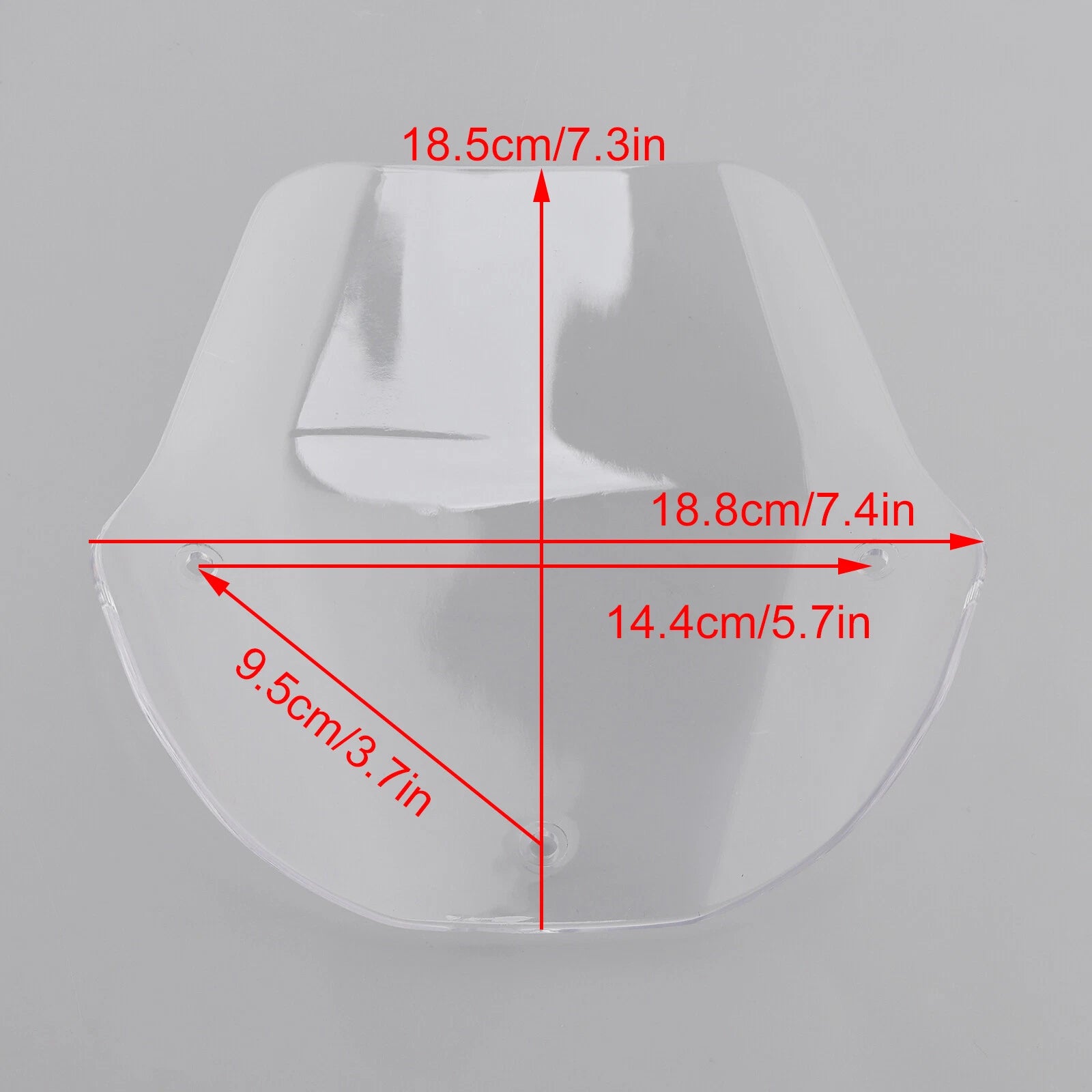 Windshield Windscreen + Bracket for Suzuki GSX-8S (2023–2024) AA5