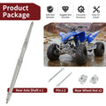 Rear Axle Shaft & Nut & Pin Kit for Yamaha YFZ450 (2004–2005)