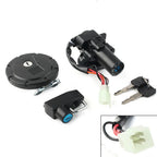 Ignition Switch Gas Cap Lock Set & 2X Master Keys for Kawasaki D-Tracker 125 (EU)