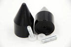 Spike Black Bar End Weights Sliders for Yamaha YZF-R1 (1998–2012)