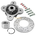 Brake Rotor Kit with Rear Wheel Hub Bearing Studs for Polaris Ranger 900 1000 XP (2013–2023)