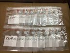 Set of 16 ZipVac ZVQ16B Vacuum Seal Resealable Bags for Medium Use