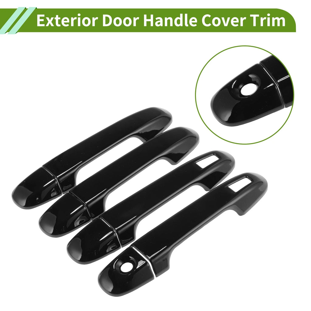 Exterior Door Handle Cover Trim for Subaru Crosstrek (2018–2024) Glossy Black