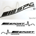 Racing Sport Vinyl Decal Stickers for Universal Car Door Body Kit