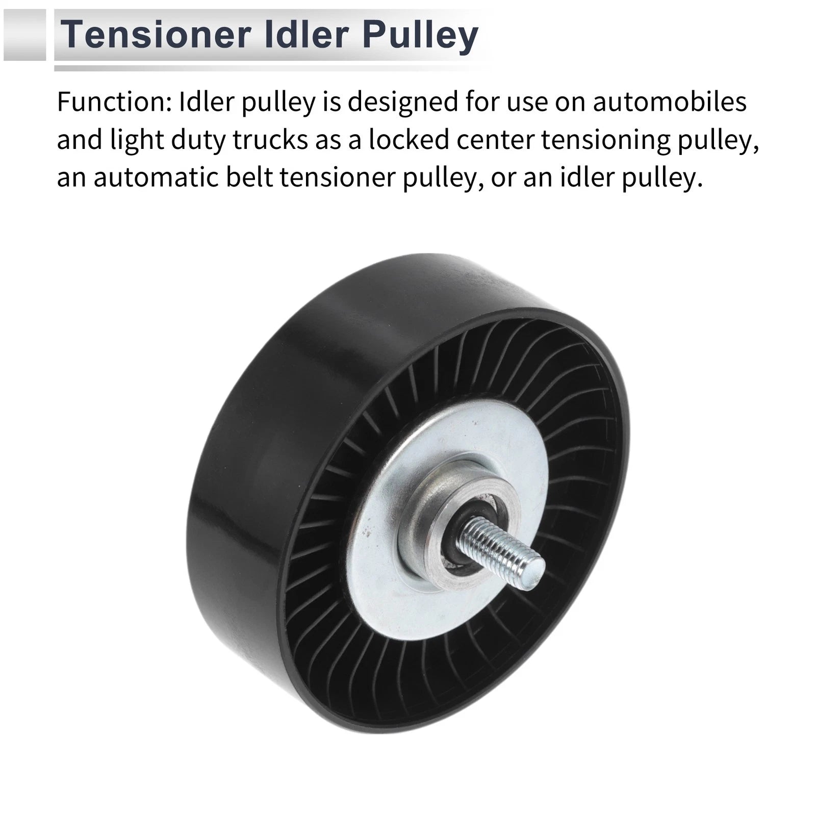 Drive Belt Idler Pulley for Volkswagen Touareg (2002–2006) No. 077903341G