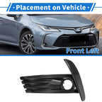 Front Left Fog Light Grill No. 8148202770 for Toyota Corolla (2017–2019)