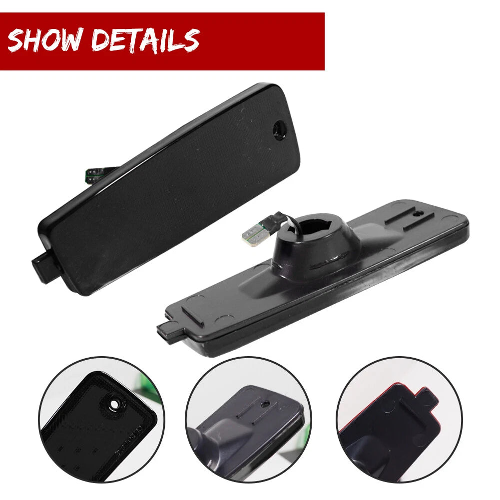 2X Smoked Lens Rear Bumper Side Marker Reflectors for Chevy HHR