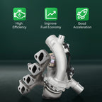 Turbocharger Assembly w/ Kits for Buick Encore (2013–2018) 1.4L Gas Turbo
