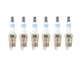 Set of 6 Bosch Double Iridium Spark Plugs for Chevy GMC Pontiac Buick Jeep (V6 L6)