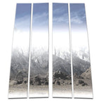 Diamond Grade 4pc Stainless Steel Pillar Post Covers for 2009-2019 Ford Flex