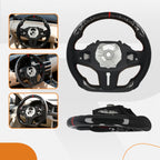 Real Carbon Fiber Heated Steering Wheel for BMW M4 M3 M2 F82 F83 G80 G29 (2014–2023)