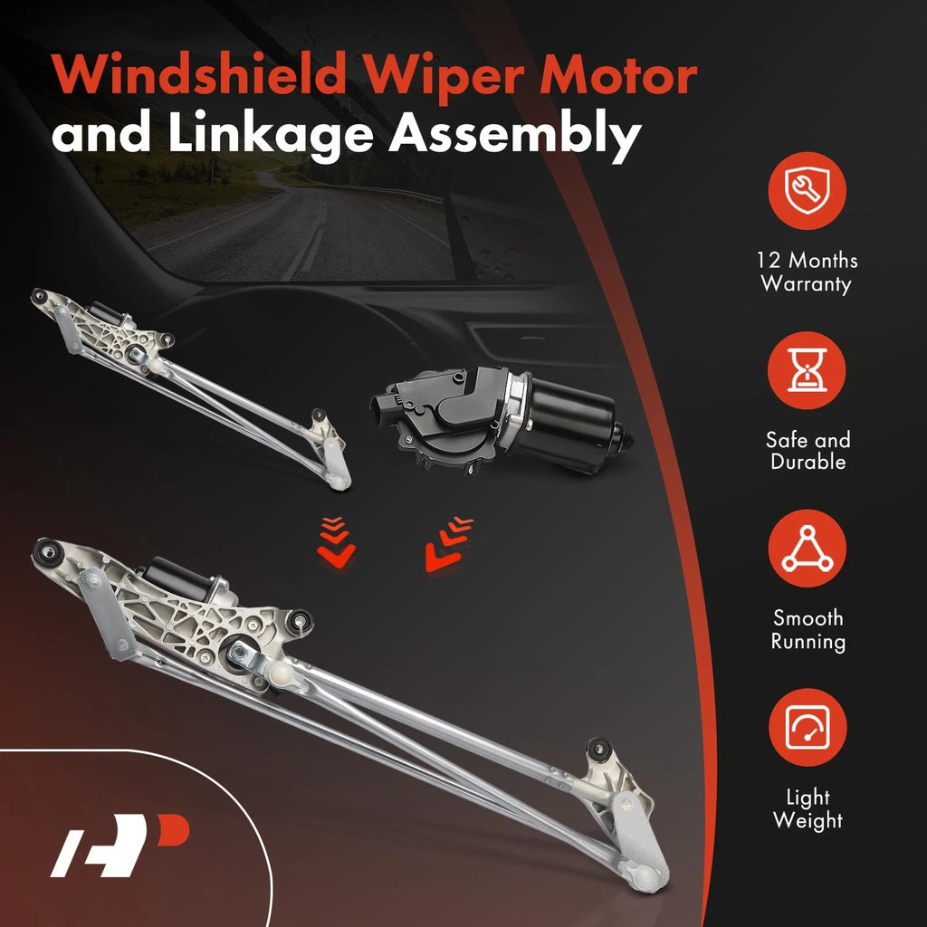 Front Windshield Wiper Motor & Linkage Assembly for Toyota Camry (2002-2006)