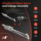 Front Windshield Wiper Motor & Linkage Assembly for Toyota Camry (2002-2006)