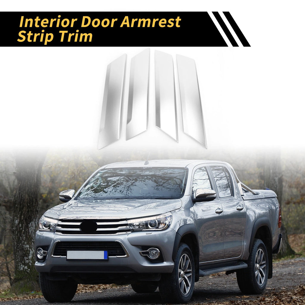 Set of 2 Interior Door Armrest Panel Trim for Toyota Tundra (2022–2024)