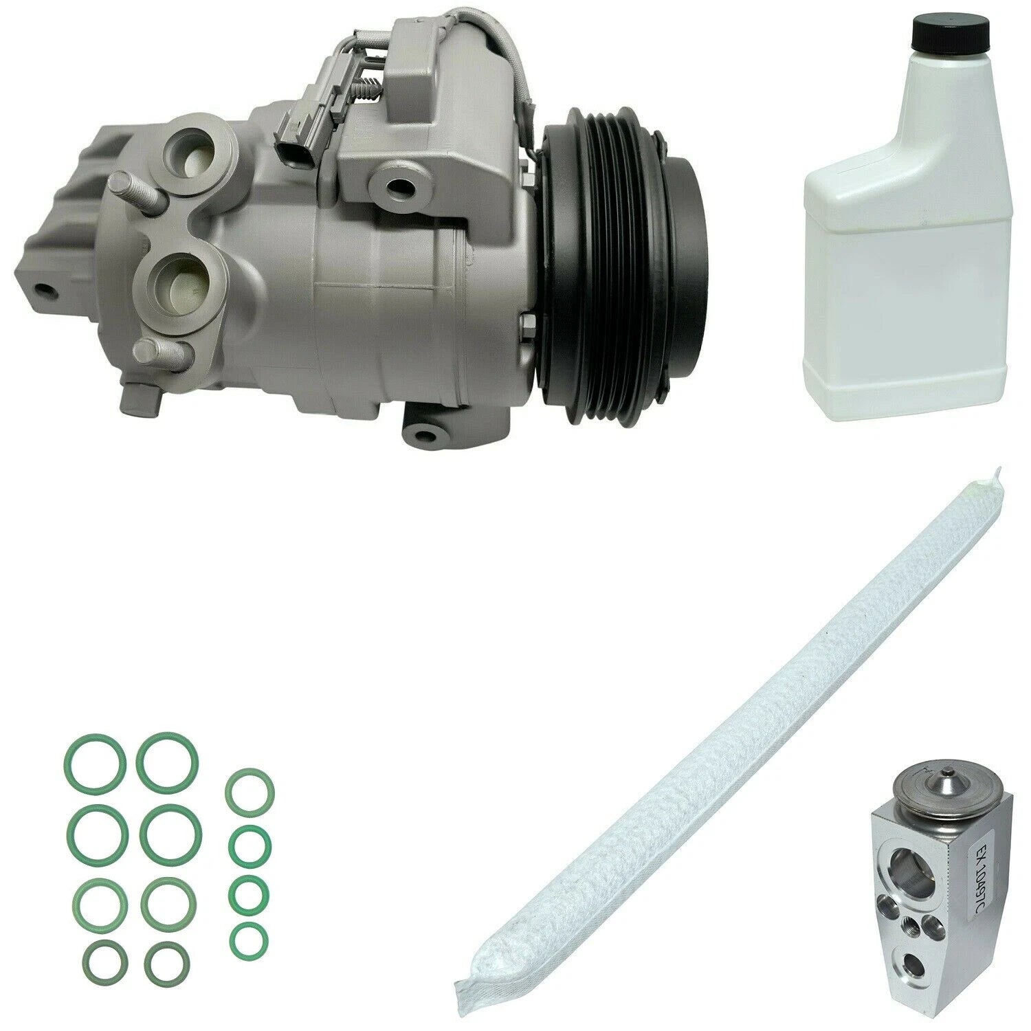 AC Compressor Kit Replacement for Ford Transit 150 250 350 (2015–2018)