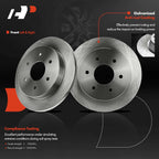 Rear Disc Brake Rotors for Nissan Armada Pathfinder Titan (2005–2015)