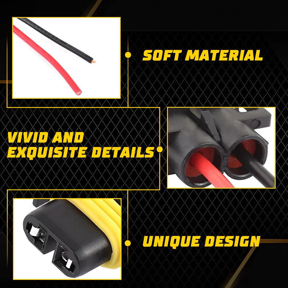 H11 Headlight Low Beam Socket Connector Plug for