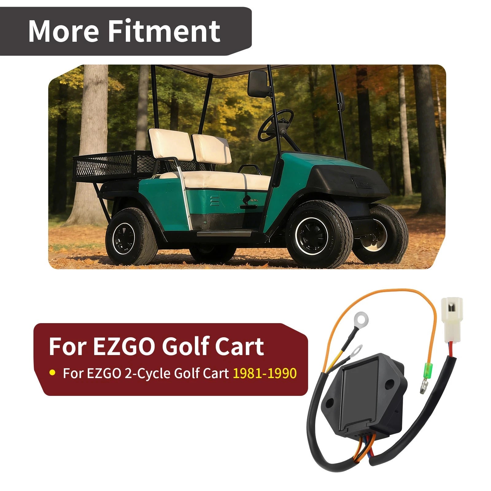 Engine Ignitor Assembly 19627-G1 for EZGO Golf Cart (1981–1990)