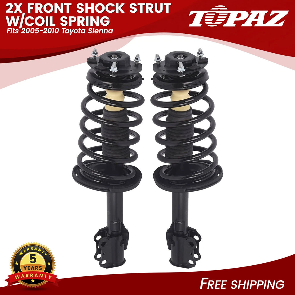 Pair Front Complete Struts for Toyota Sienna (2005–2010)