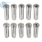 10 Piece R8 Round Spring Collet for CNC Machines