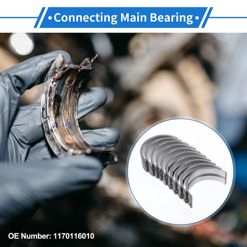 Main Bearing Set No. 1170116010 for Toyota Corolla (1983–1997)
