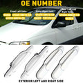 Set of 4 Exterior Door Handles for Toyota Sienna (1998–2003) - White
