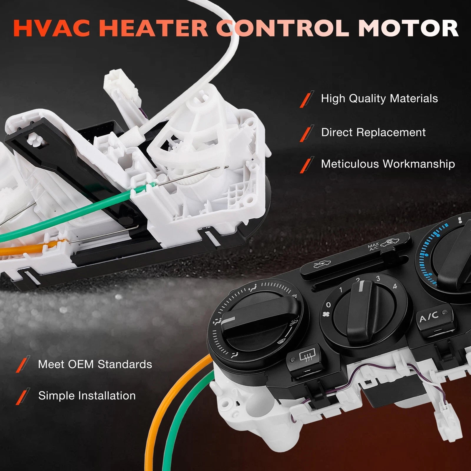Heater A/C Climate Control Module Switch for Nissan Versa (2007–2011) 27510EL02A