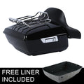 Trunk Backrest Pad Rack for Harley Touring Road Street Glide (2014–2026)