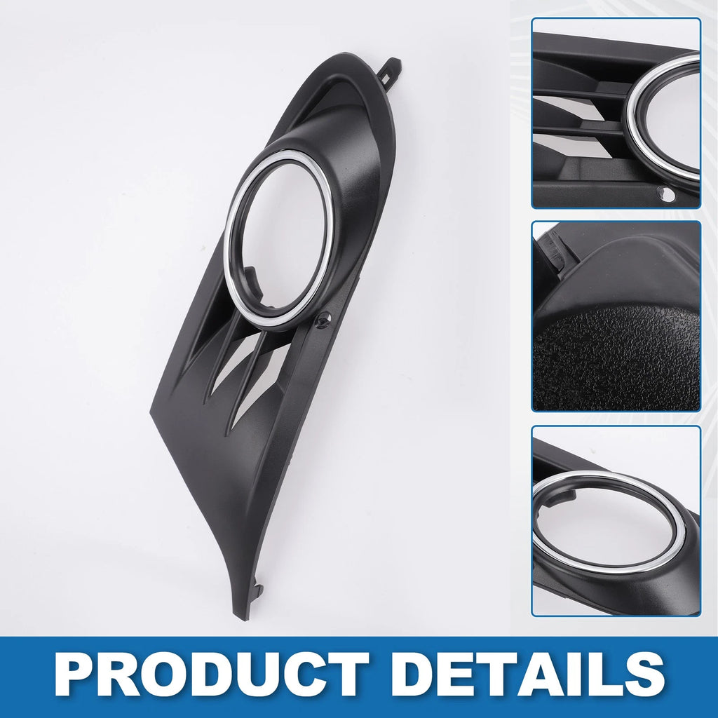 1 Pair Front Fog Light Grill for Volkswagen Golf MK6 (2010–2014) No. 5K0853665/5K0853666