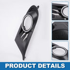 1 Pair Front Fog Light Grill for Volkswagen Golf MK6 (2010–2014) No. 5K0853665/5K0853666