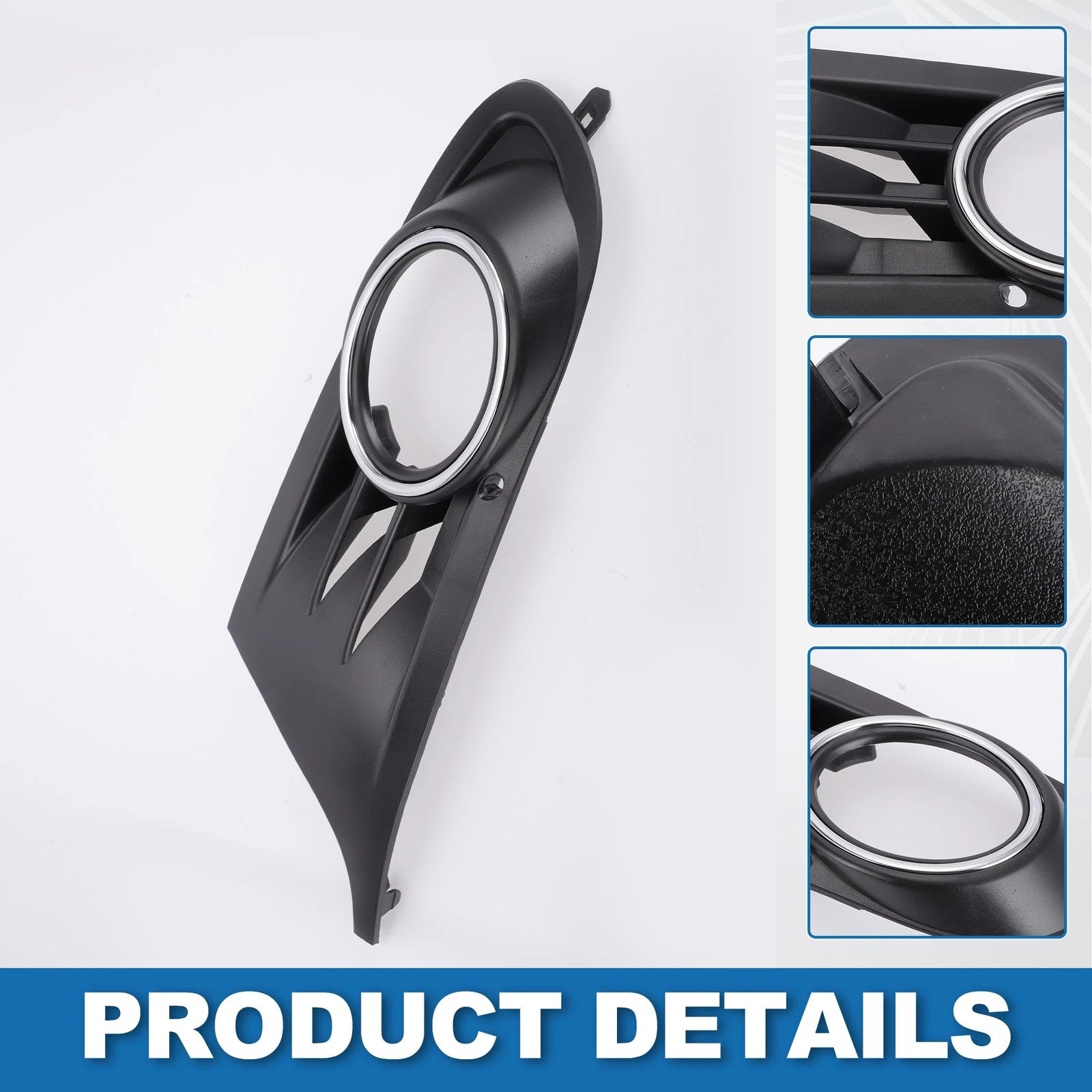 1 Pair Front Fog Light Grill for Volkswagen Golf MK6 (2010–2014) No. 5K0853665/5K0853666